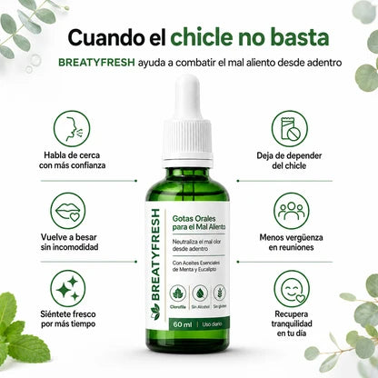 Gotas Naturales para el Mal Aliento