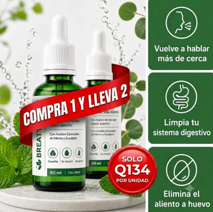 Gotas Naturales para el Mal Aliento