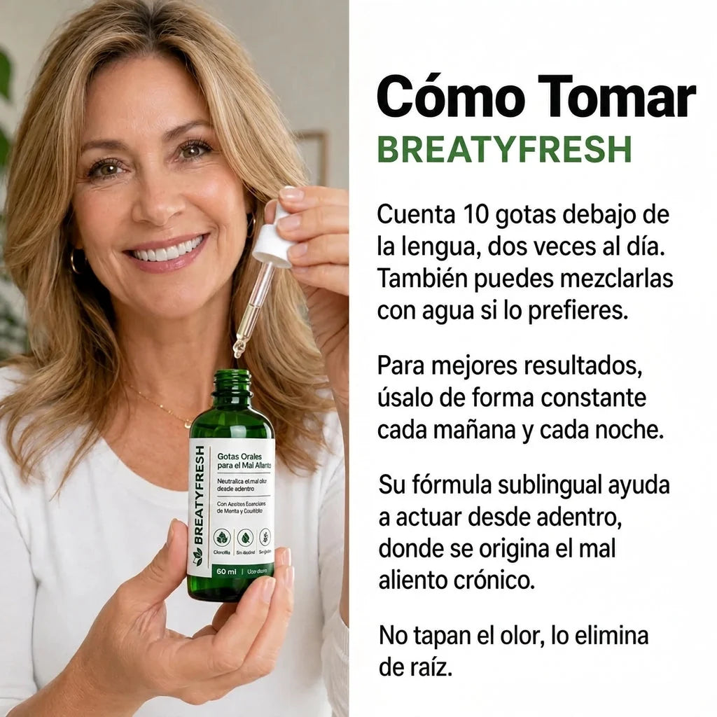 Gotas Naturales para el Mal Aliento