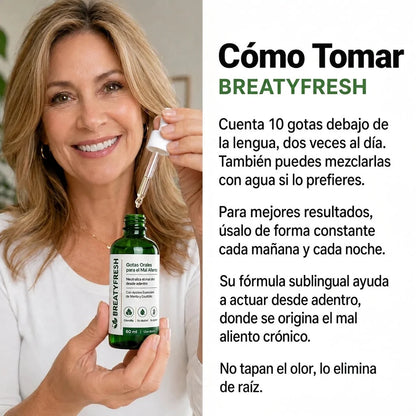 Gotas Naturales para el Mal Aliento